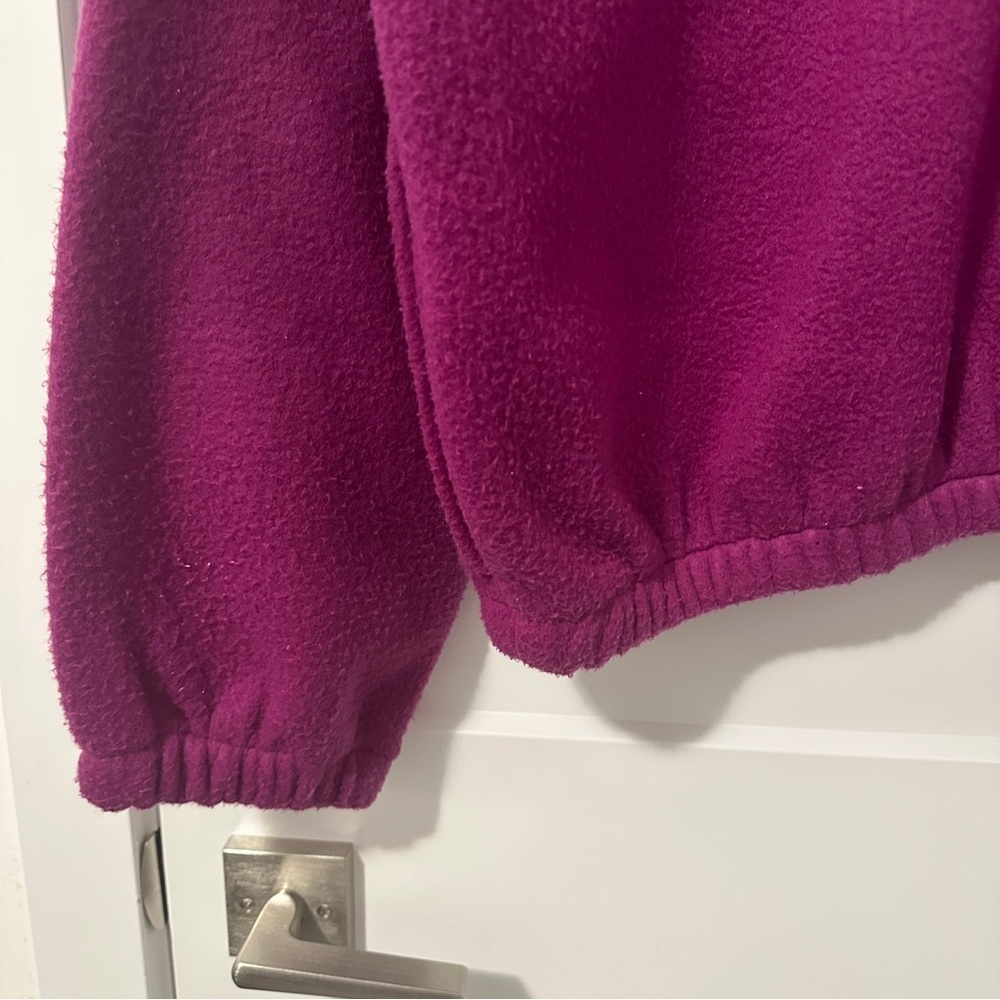 Discovery Bay Adventure Wear Vintage Fleece Purple Sweater Size Large Women’s - Picture 9 of 13